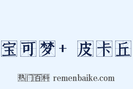 宝可梦+皮卡丘是什么意思的图片